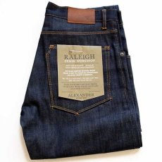 画像1: 未使用★USA製 RALEIGH DENIM ALEXANDER CONE DENIM WHITE OAK デニムパンツ 32/305 w31 (1)