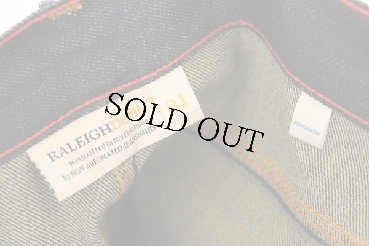 画像6: 未使用★USA製 RALEIGH DENIM ALEXANDER CONE DENIM WHITE OAK デニムパンツ 317/475 w31 (6)