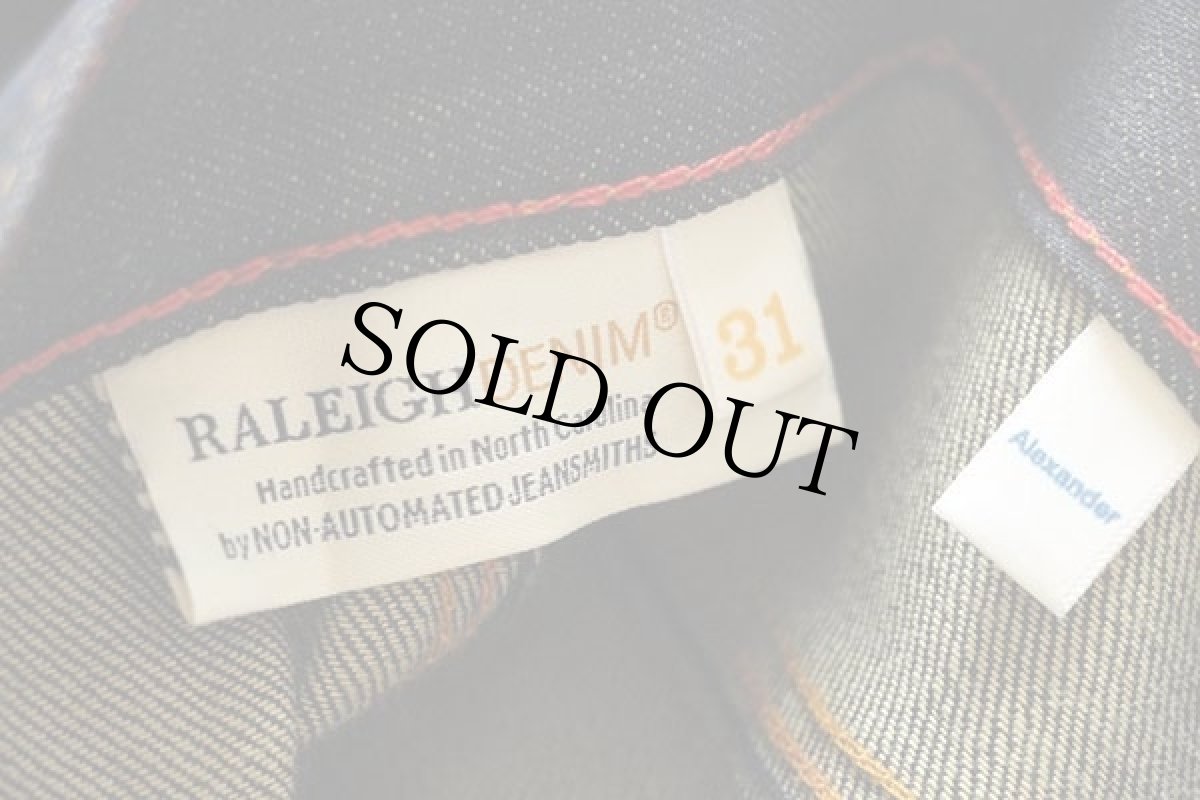 画像6: 未使用★USA製 RALEIGH DENIM ALEXANDER CONE DENIM WHITE OAK デニムパンツ 291/305 w31 (6)