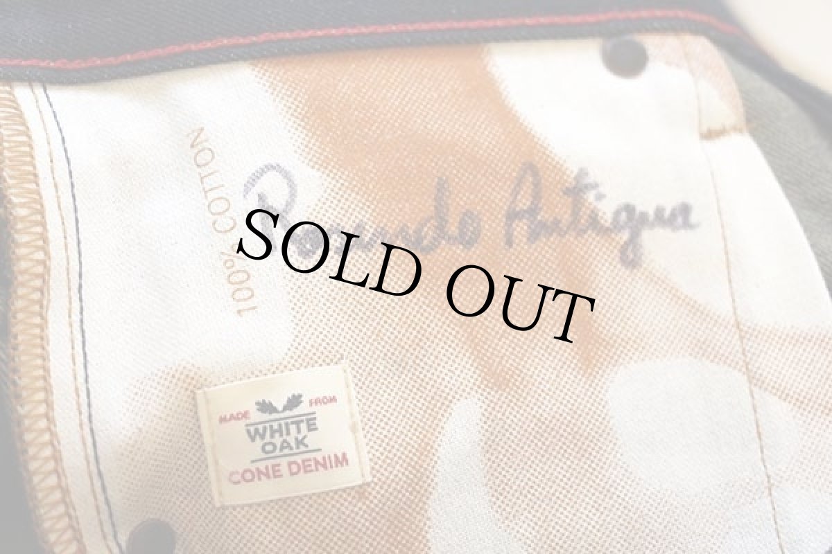 画像7: 未使用★USA製 RALEIGH DENIM ALEXANDER CONE DENIM WHITE OAK デニムパンツ 47/154 w28 (7)