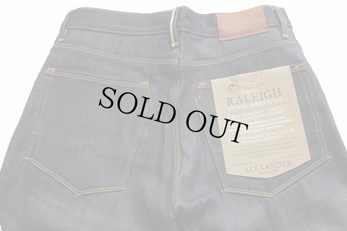 画像4: 未使用★USA製 RALEIGH DENIM ALEXANDER CONE DENIM WHITE OAK デニムパンツ 291/305 w31 (4)
