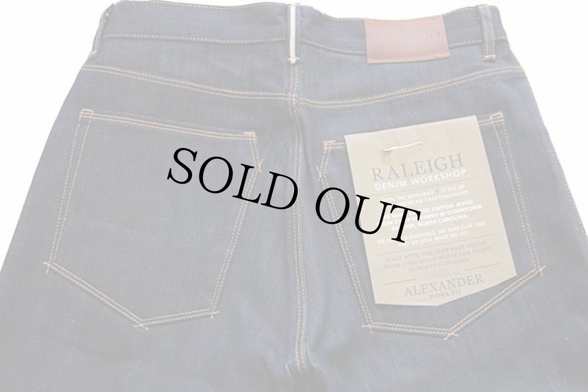 画像4: 未使用★USA製 RALEIGH DENIM ALEXANDER CONE DENIM WHITE OAK デニムパンツ 317/475 w31 (4)