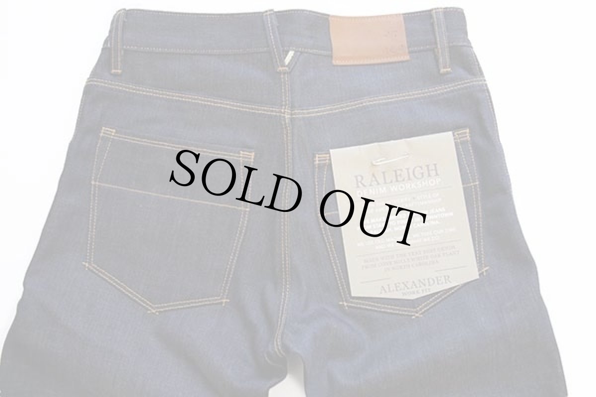 画像4: 未使用★USA製 RALEIGH DENIM ALEXANDER CONE DENIM WHITE OAK デニムパンツ 47/154 w28 (4)