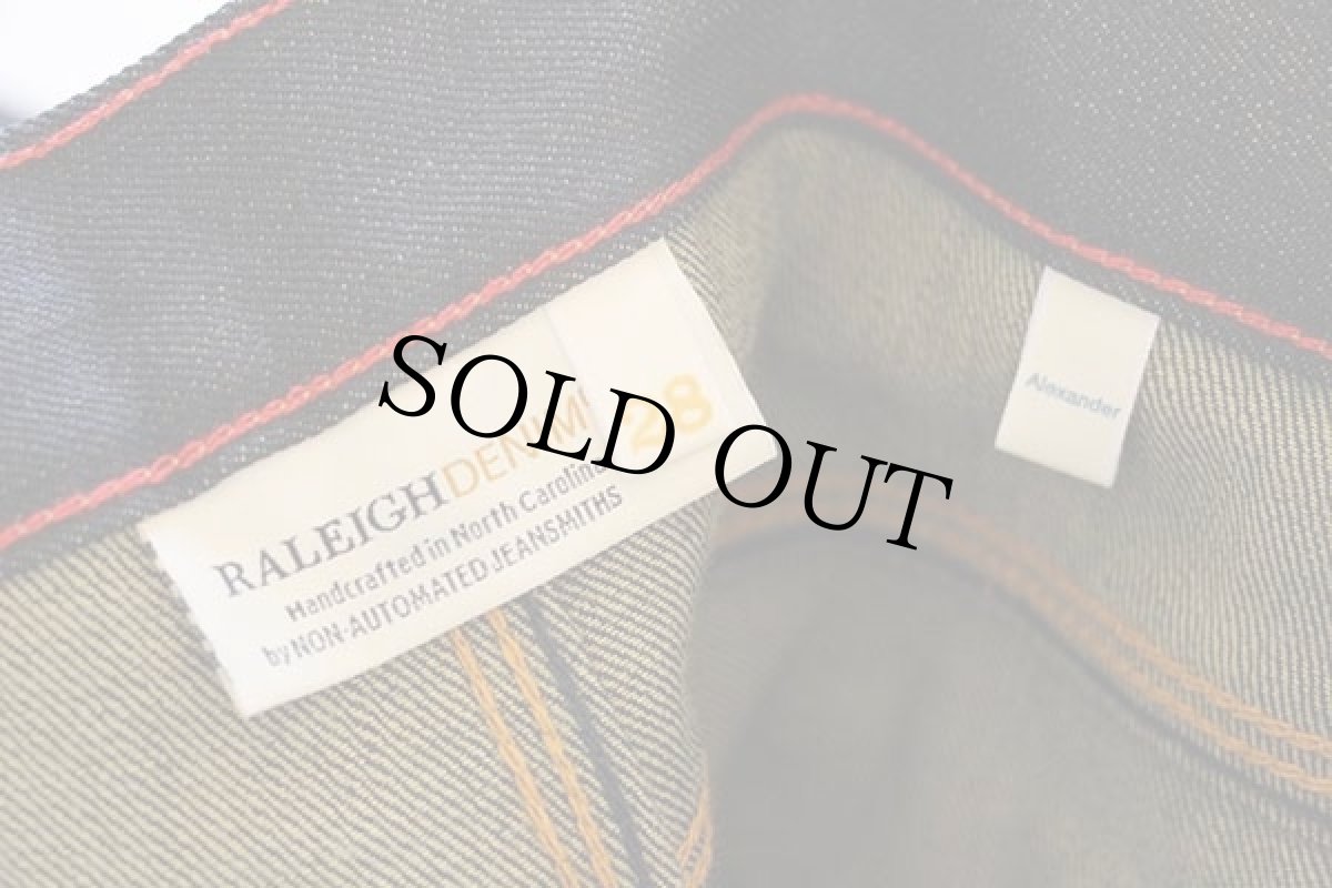画像6: 未使用★USA製 RALEIGH DENIM ALEXANDER CONE DENIM WHITE OAK デニムパンツ 47/154 w28 (6)