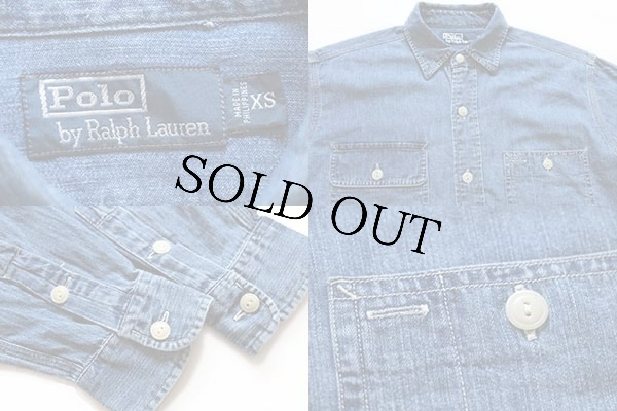 画像3: ポロ ラルフローレン デニム ワークシャツ (3)
