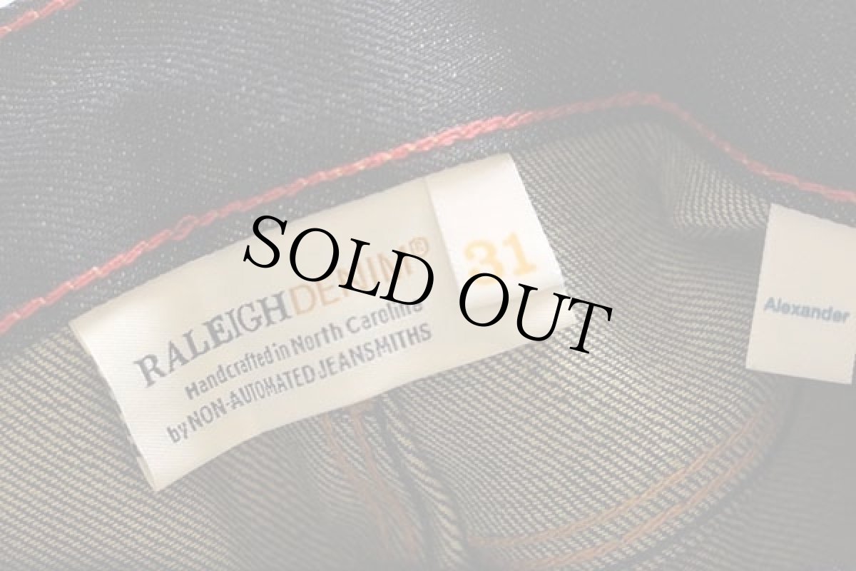 画像6: 未使用★USA製 RALEIGH DENIM ALEXANDER CONE DENIM WHITE OAK デニムパンツ 253/305 w31 (6)