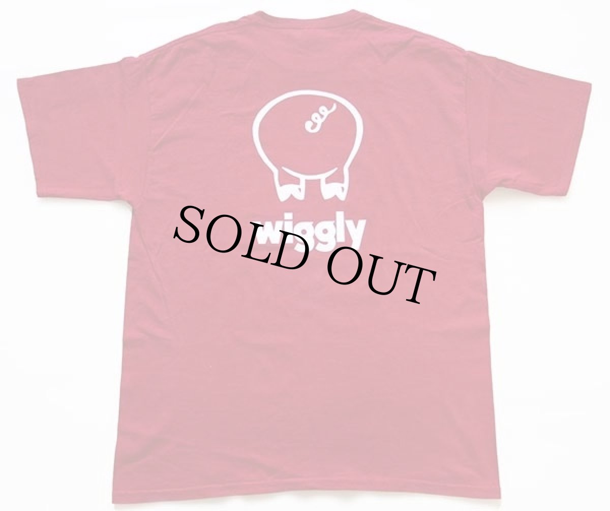 画像3: piggly wiggly 両面プリント コットンTシャツ ワインレッド L★ピグリー ウィグリー (3)