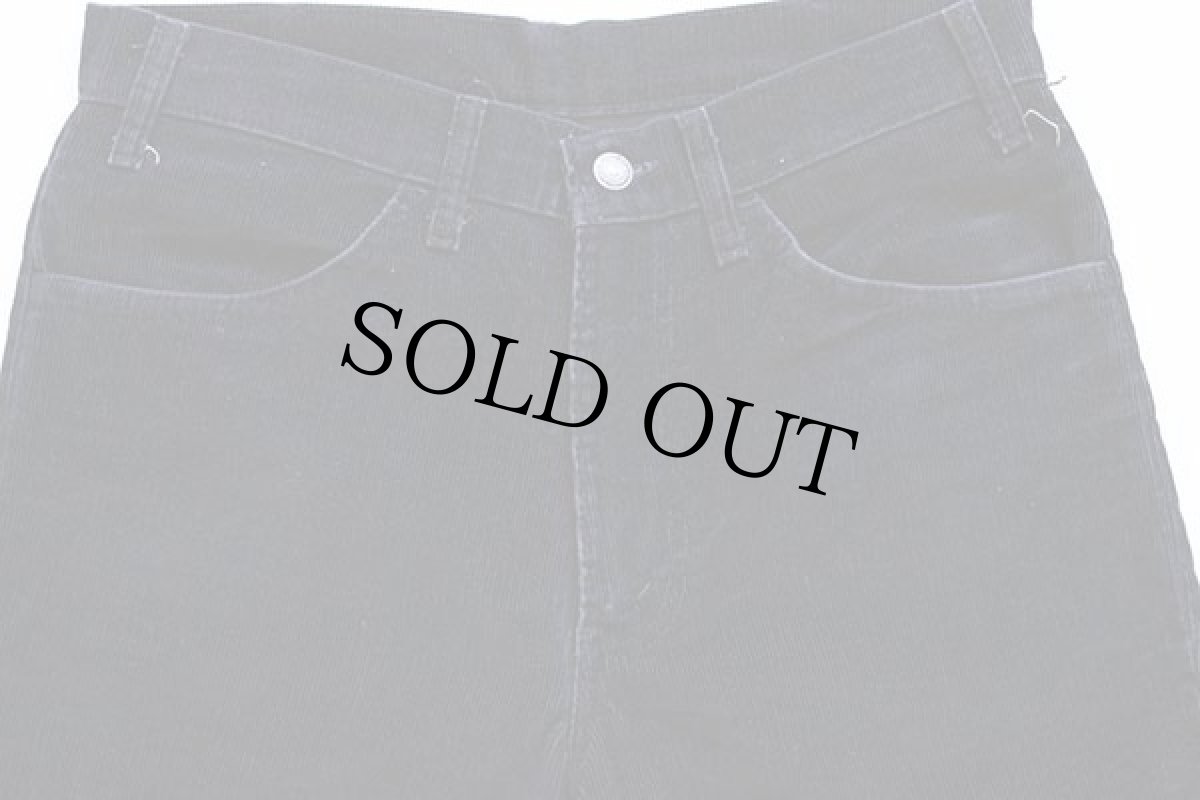 画像3: 80s Levi'sリーバイス 519-1558 コーデュロイパンツ 黒 w32 (3)