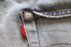 画像7: 80s USA製 Levi'sリーバイス 501 赤耳 デニムパンツ ボロ w33 (7)