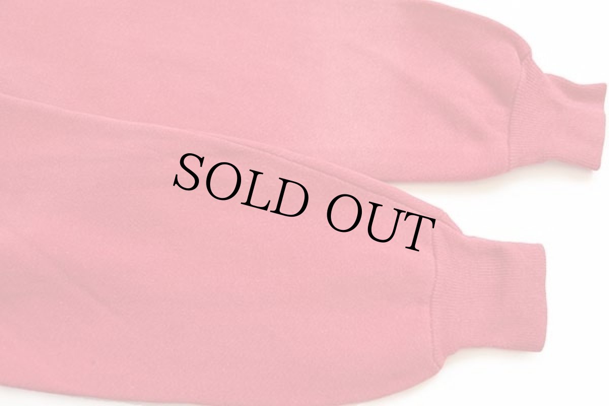 画像8: 60s UNKNOWN 無地 コットン スウェットパーカー 赤 フェード (8)