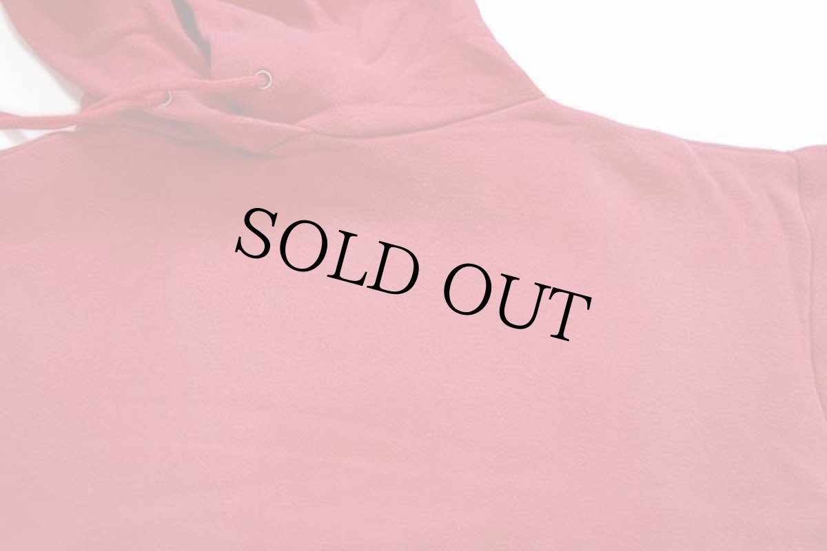 画像5: 60s UNKNOWN 無地 コットン スウェットパーカー 赤 フェード (5)