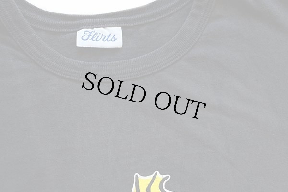 画像3: 90s スヌーピー ウッドストック コットンTシャツ 黒 フェード (3)