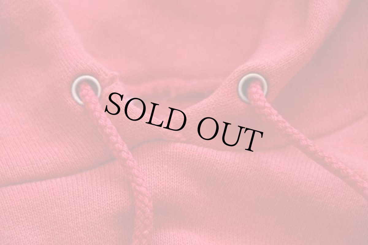 画像5: 60s Healthknit 無地 コットン スウェットパーカー 赤 L (5)