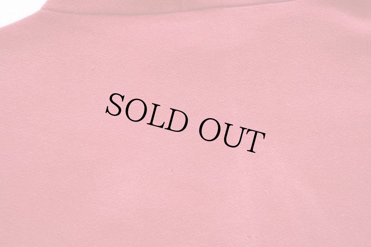 画像6: 60s UNKNOWN 無地 コットン スウェットパーカー 赤 フェード (6)