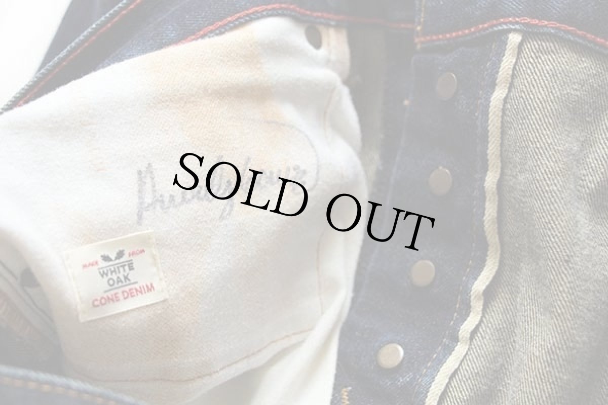 画像6: USA製 RALEIGH DENIM ALEXANDER CONE DENIM WHITE OAK デニムパンツ 247/305 w33 (6)