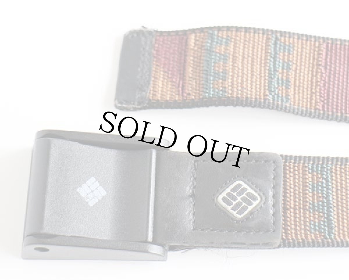 画像2: Columbiaコロンビア ラグ柄 ナイロン ウェブベルト L-XL★1313 (2)