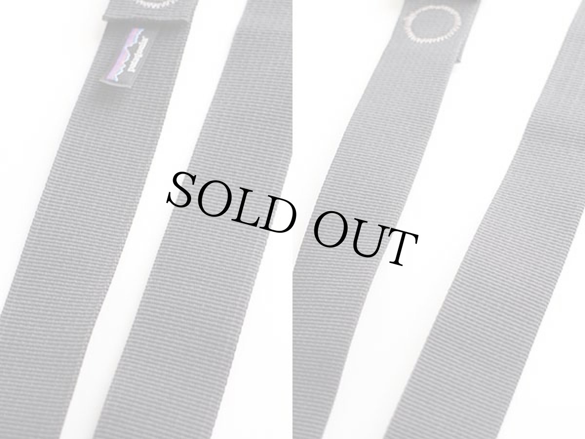 画像4: patagoniaパタゴニア 無地 ナイロン テック ウェブベルト 黒★1315 (4)