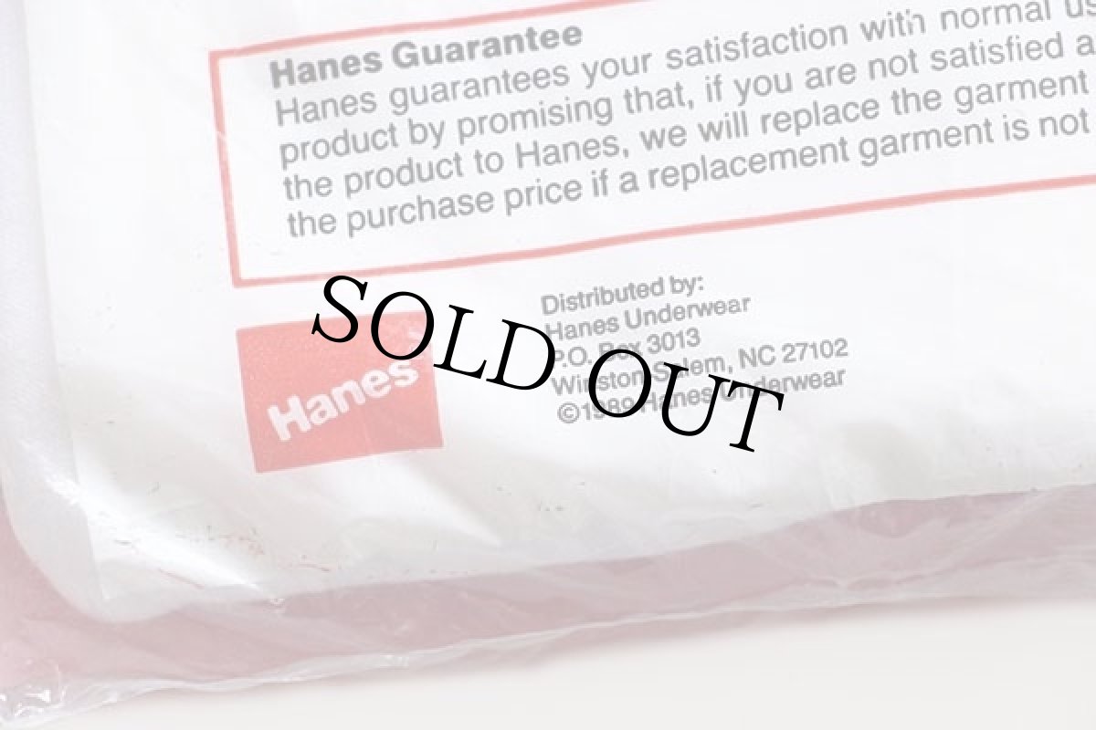 画像3: デッドストック★80s USA製 Hanes 無地 クルーネック コットンTシャツ 白 M 3パック (3)