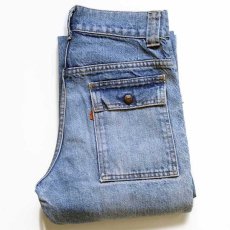 画像1: 70s Levi'sリーバイス 22276 デニム ブッシュパンツ w29 L34 (1)