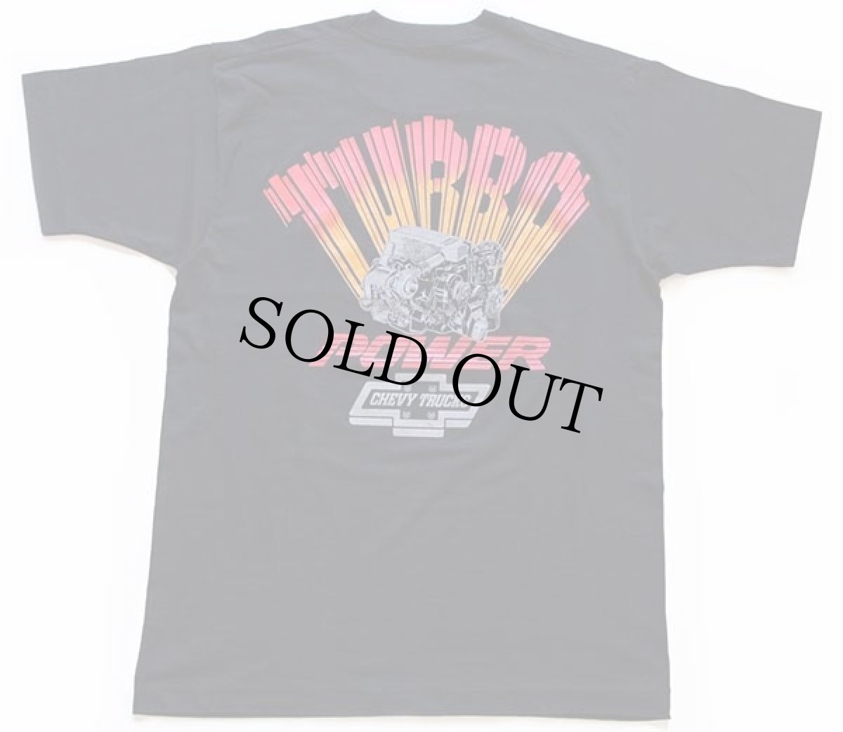 画像3: 90s USA製 CHEVY TRUCKS 両面プリント Tシャツ 黒 L (3)