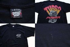 画像4: 90s USA製 CHEVY TRUCKS 両面プリント Tシャツ 黒 L (4)