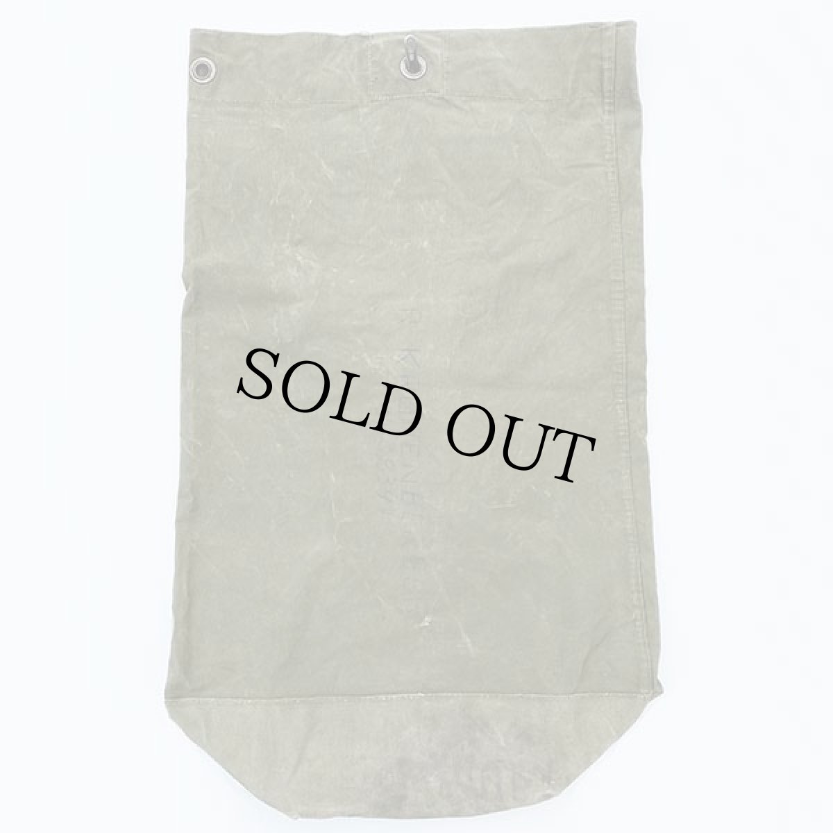 画像2: 50s 米軍 U.S. ステンシル キャンバス ダッフルバッグ オリーブ (2)