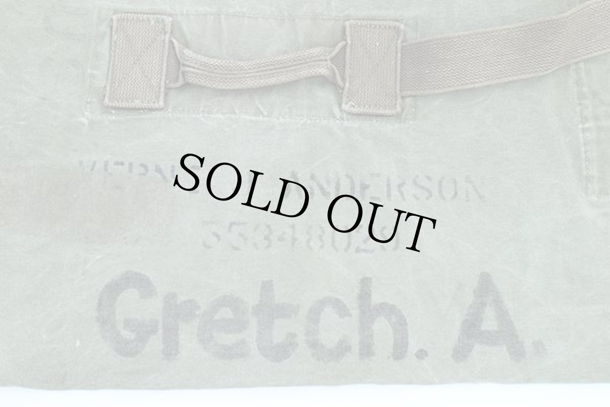 画像3: 50s 米軍 U.S. ステンシル キャンバス ダッフルバッグ オリーブ (3)