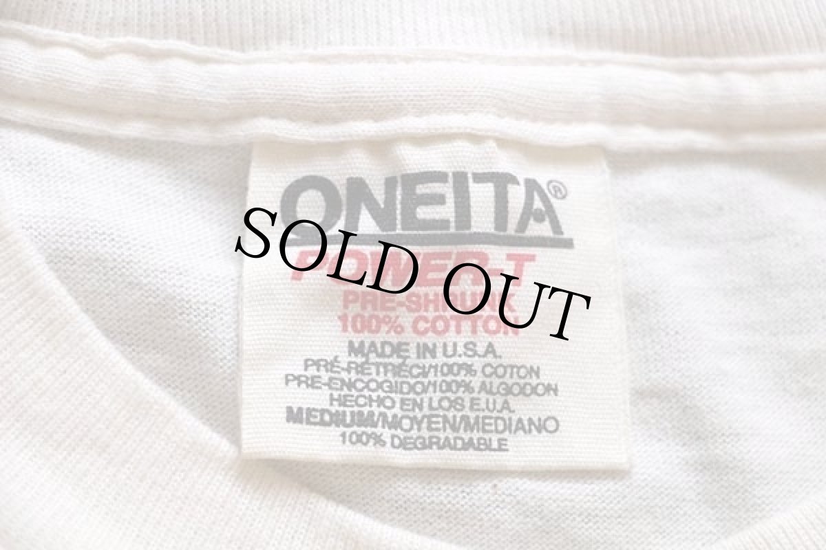 画像3: 90s USA製 PIONEER COUNTRY コットンTシャツ 生成り M (3)