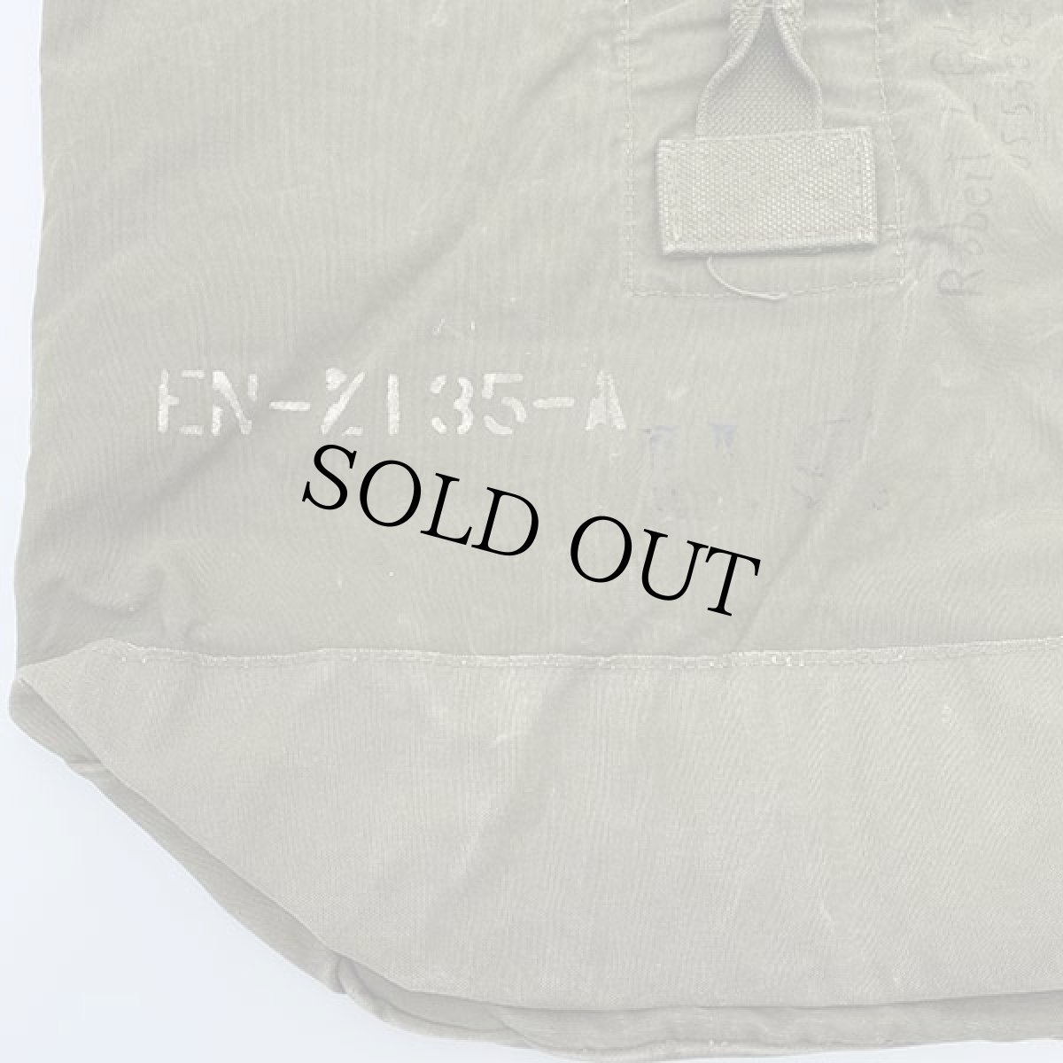 画像4: 50s 米軍 U.S. ステンシル キャンバス ダッフルバッグ オリーブ (4)