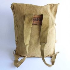 画像2: 50s BSA ボーイスカウト DIAMOND BRAND Haversack キャンバスバッグ カーキ (2)