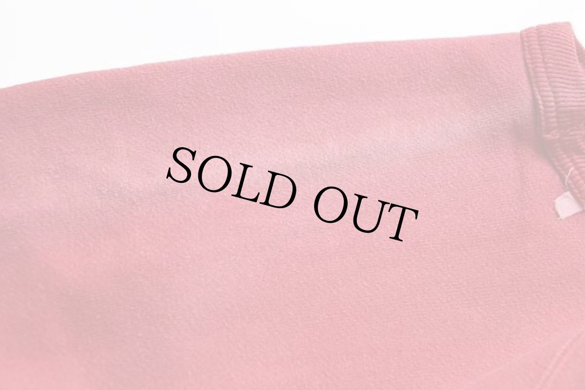 画像6: 60s UNKNOWN 無地 コットン スウェット 赤 フェード (6)