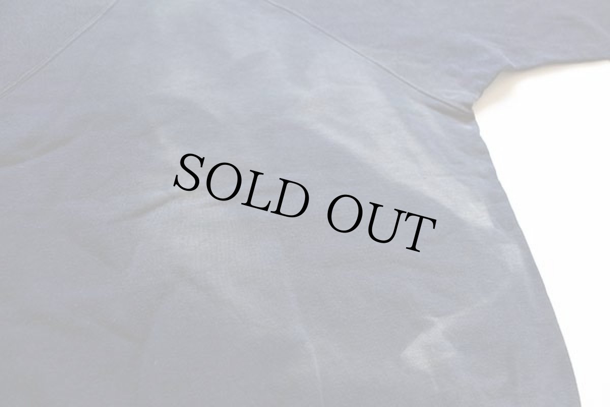 画像5: 50s PENNEY'S 無地 リブ長 コットン スウェット ナス紺 フェード M (5)