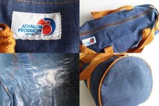 画像4: 70s USA製 ATHALON PRODUCTS 2WAY デニム ダッフルバッグ (4)