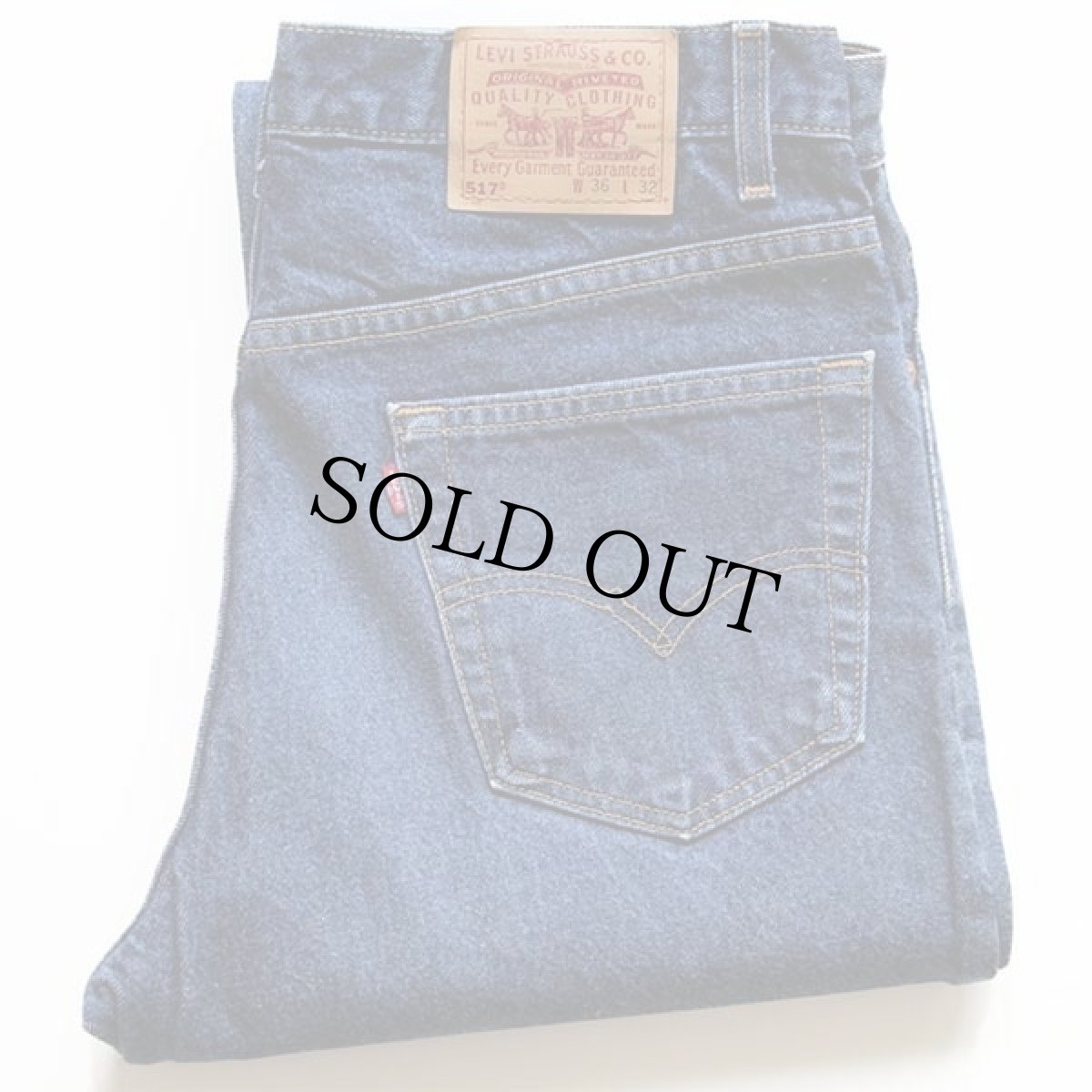 画像1: 90s USA製 Levi'sリーバイス 517 デニムパンツ w36 L32★ブーツカット (1)