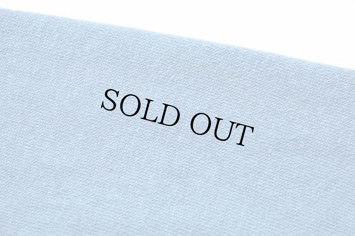 画像8: 50s MONTGOMERY WARD BRENT 無地 七分袖 コットン スウェット 水色 M (8)