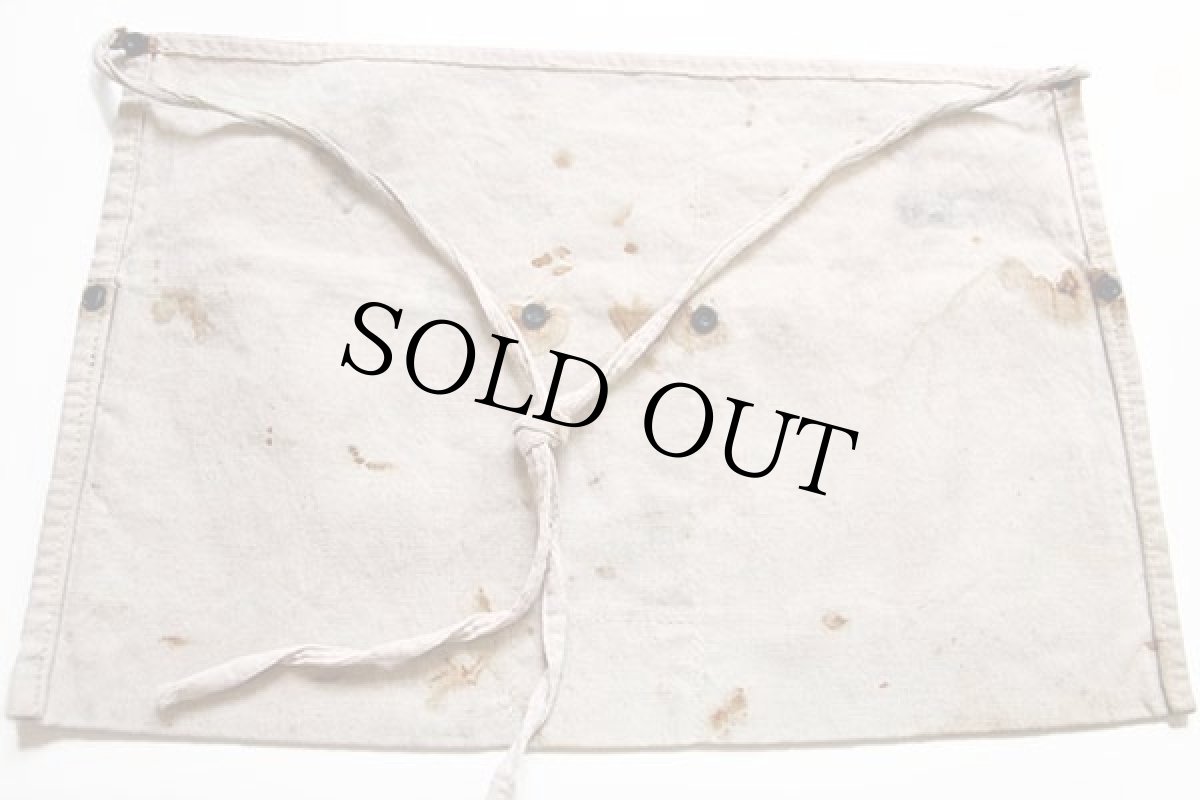 画像2: ビンテージ RABEN LUMBER キャンバス ワークエプロン 生成り (2)