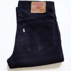 画像1: 80s USA製 Levi'sリーバイス 517-1558 コーデュロイパンツ 炭黒 w31 L31★ブーツカット (1)