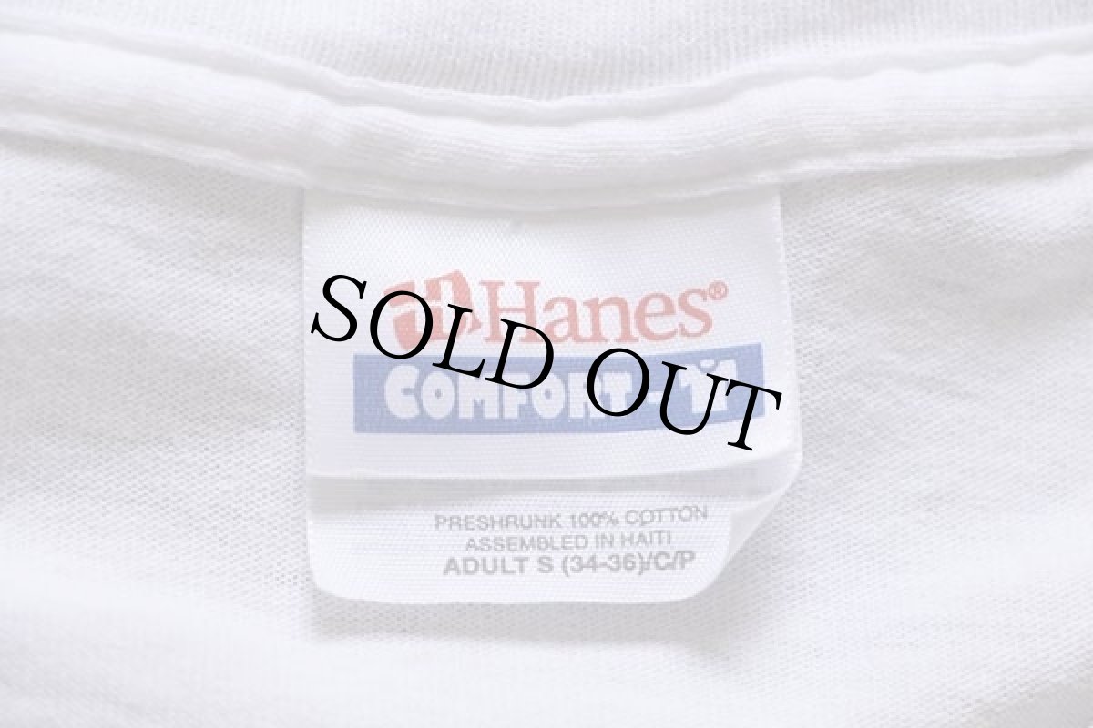 画像5: 00s Hanes GOODGUYS HEARTLAND nationals HOTROD 両面プリント コットンTシャツ 白 S (5)