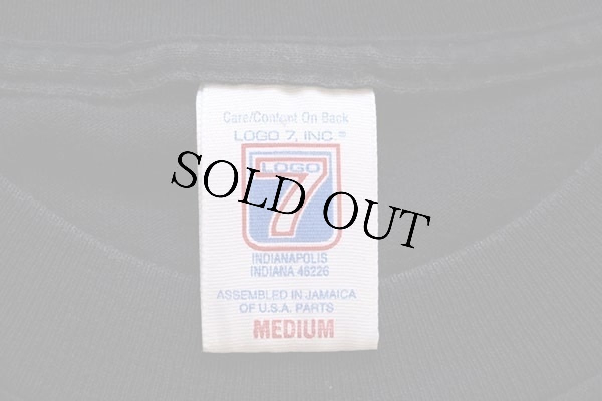 画像3: 90s LOGO7 INDIANAPOLIS MOTOR SPEEDWAY 500 ロゴ コットンTシャツ 黒 M (3)