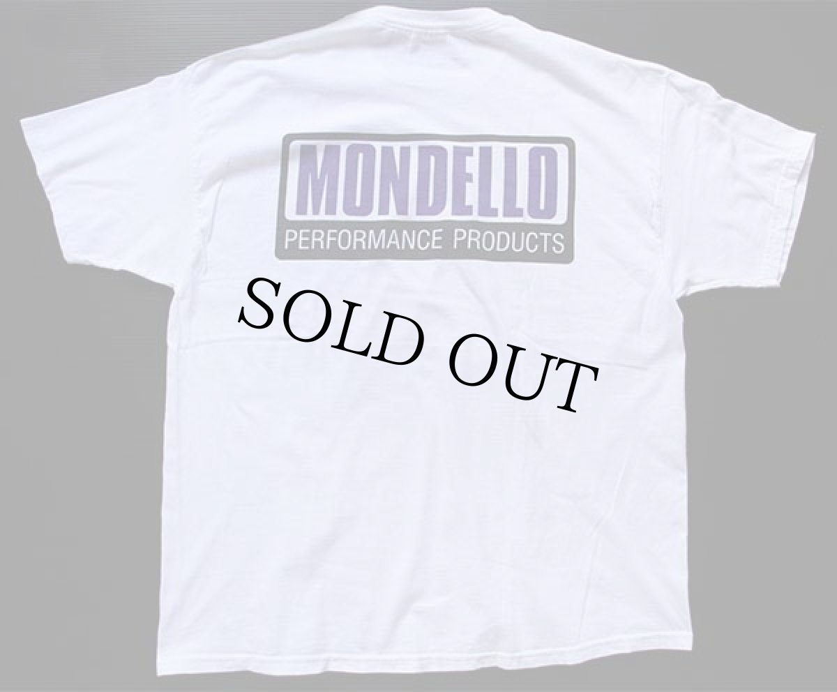 画像3: 00s Hanes MONDELLO'S V.O.Twister OLDSMOBILE 442 両面 蛍光プリント コットンTシャツ 白 XL (3)