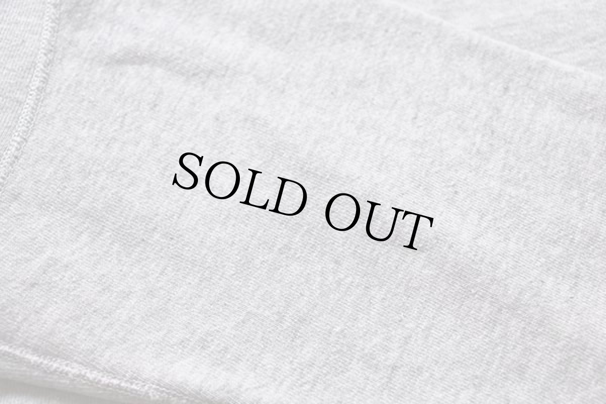 画像6: 50s USA製 Wilsonウィルソン 無地 前V コットン スウェット 杢グレー L (6)