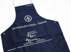 画像1: デッドストック★ビンテージ INTERNATIONAL PAPER 耳付き インディゴ デニム ワークエプロン (1)