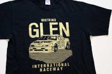 画像1: 90s USA製 WATKINS GLEN INTERNATIONAL RACEWAY NASCAR コットンTシャツ 黒 L (1)