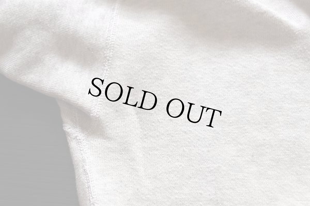 画像6: 50s UNKNOWN 無地 前V コットン スウェット 杢ライトグレー (6)