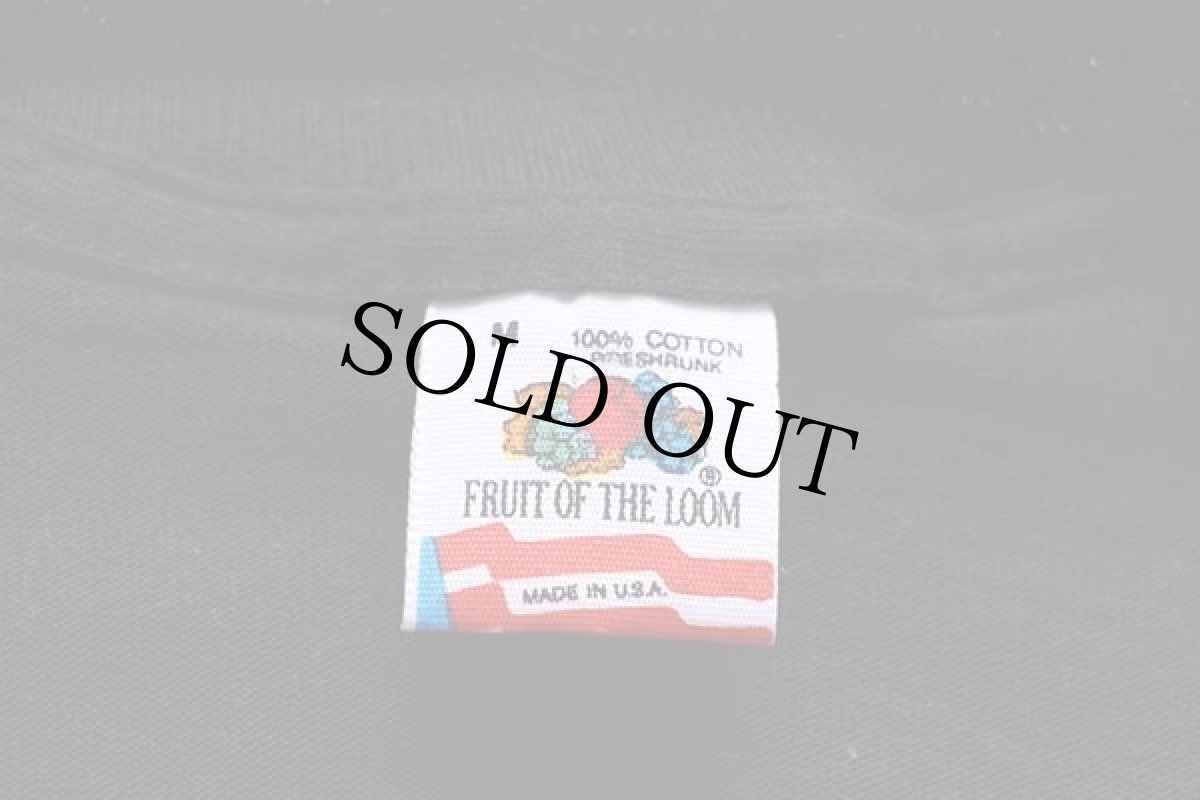 画像3: デッドストック★90s USA製 キャット 発泡プリント コットンTシャツ 黒 M (3)