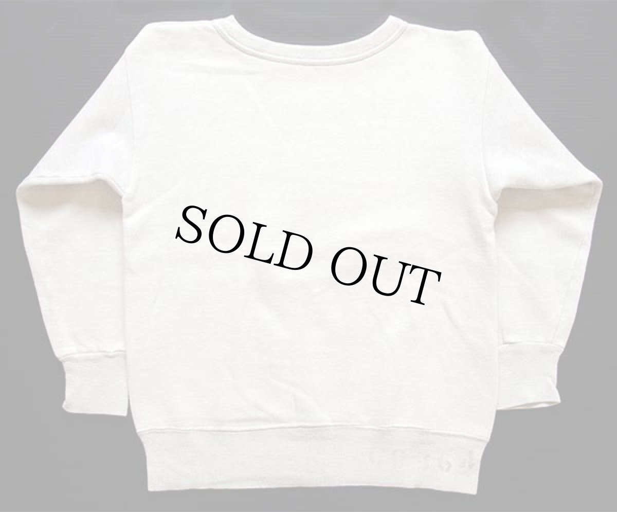 画像2: 50s UNKNOWN ステンシル コットン スウェット オートミール (2)