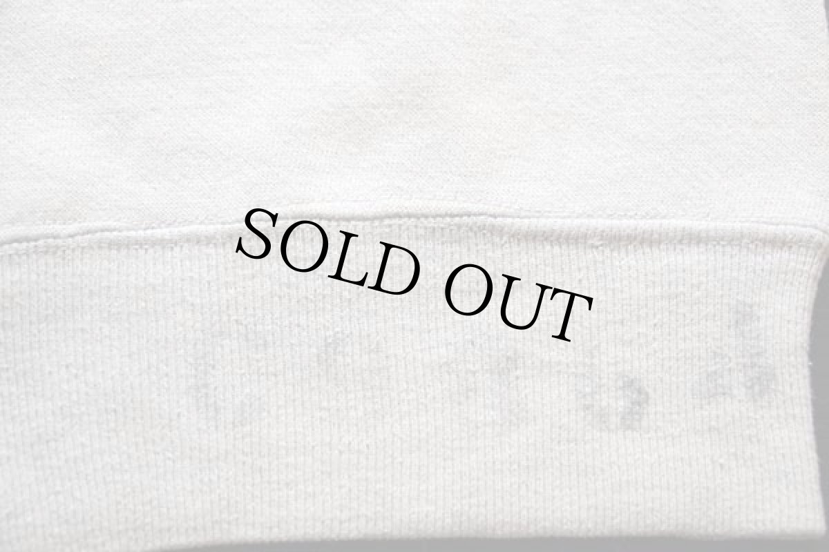 画像4: 50s UNKNOWN ステンシル コットン スウェット オートミール (4)