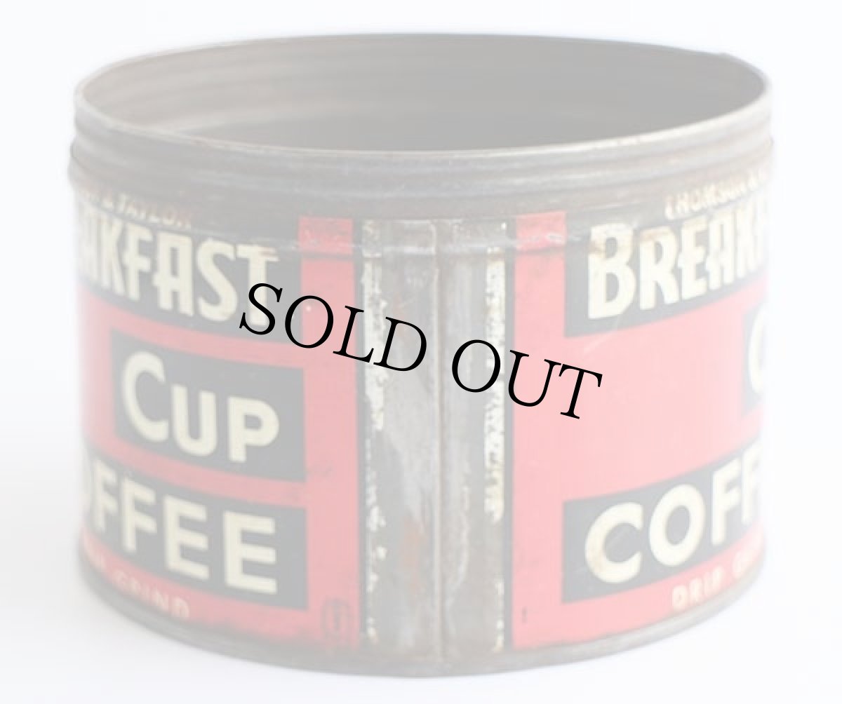 画像2: ビンテージ THOMSON&TAYLOR COFFEE コーヒー缶★ジャンク (2)