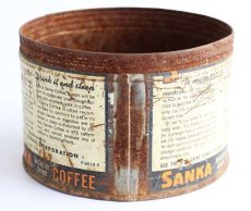 画像2: ビンテージ SANKA COFFEE コーヒー缶★ジャンク (2)