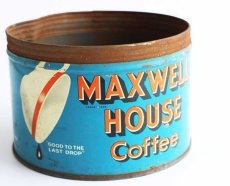 画像1: ビンテージ MAXWELL HOUSE Coffee コーヒー缶★C ジャンク (1)